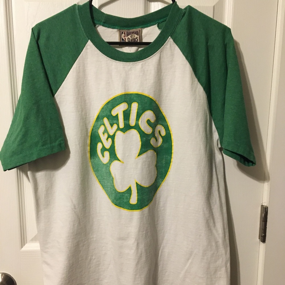 Hardwood Classics Boston Celtics basketball tee